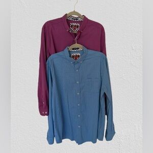 New 2 of Johnston & Murphy XC4 Mens Long Sleeve Button Down Shirt, Sz XL